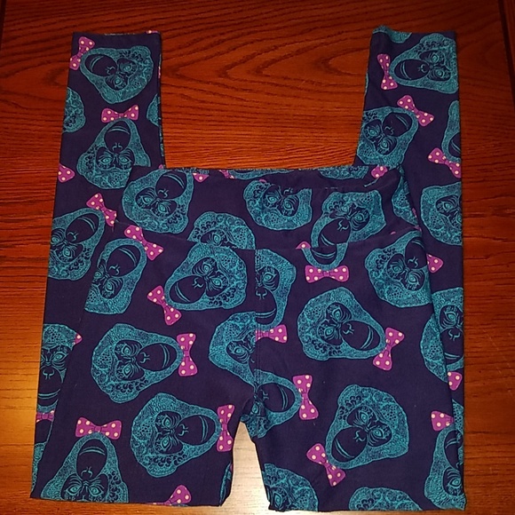 LuLaRoe OS UNICORN Leggings, 2 Pair - Picture 6 of 7